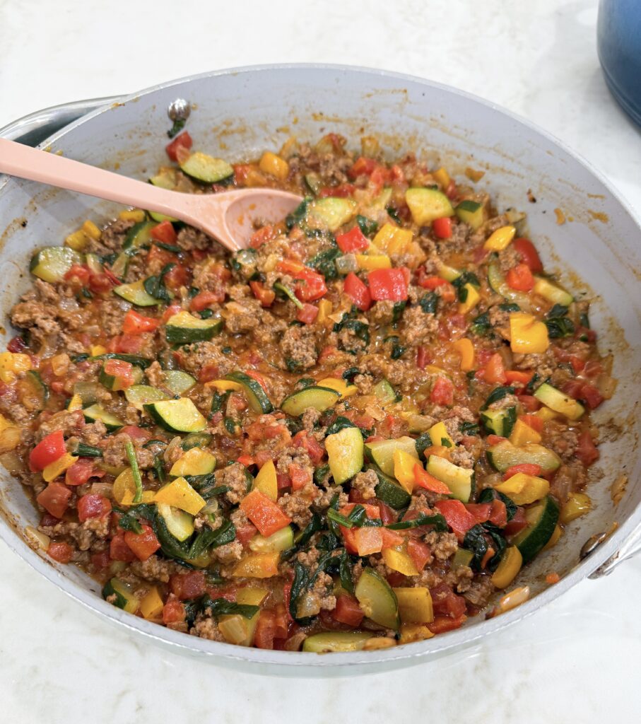 easy mexican taco skillet