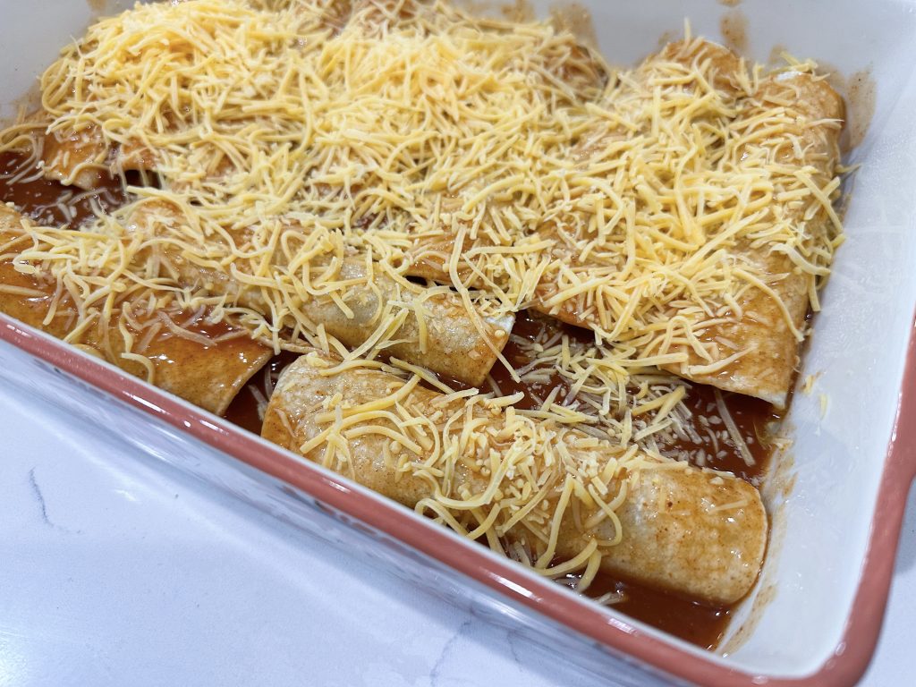 easy ground beef enchiladas