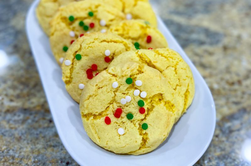 Cake Mix Christmas Cookies