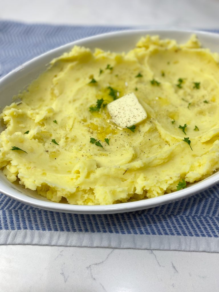 garlic herb mashed potatoes