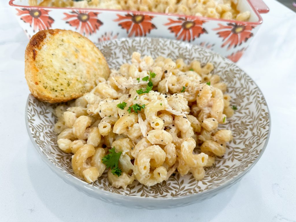 chicken alfredo bake