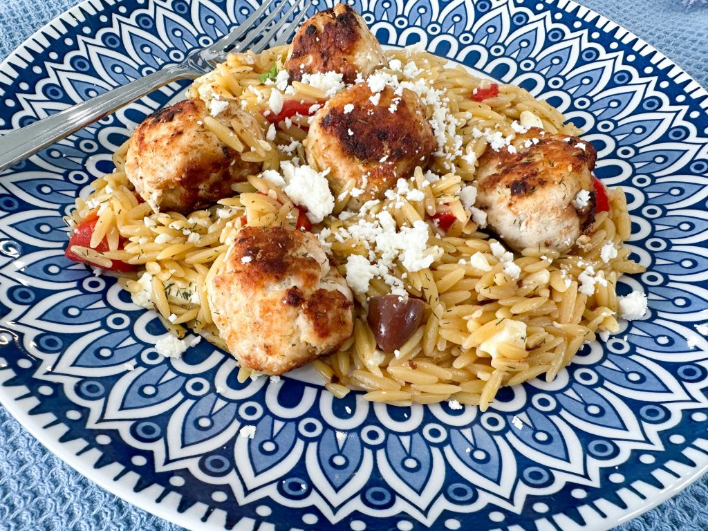 greek meatballs with orzo