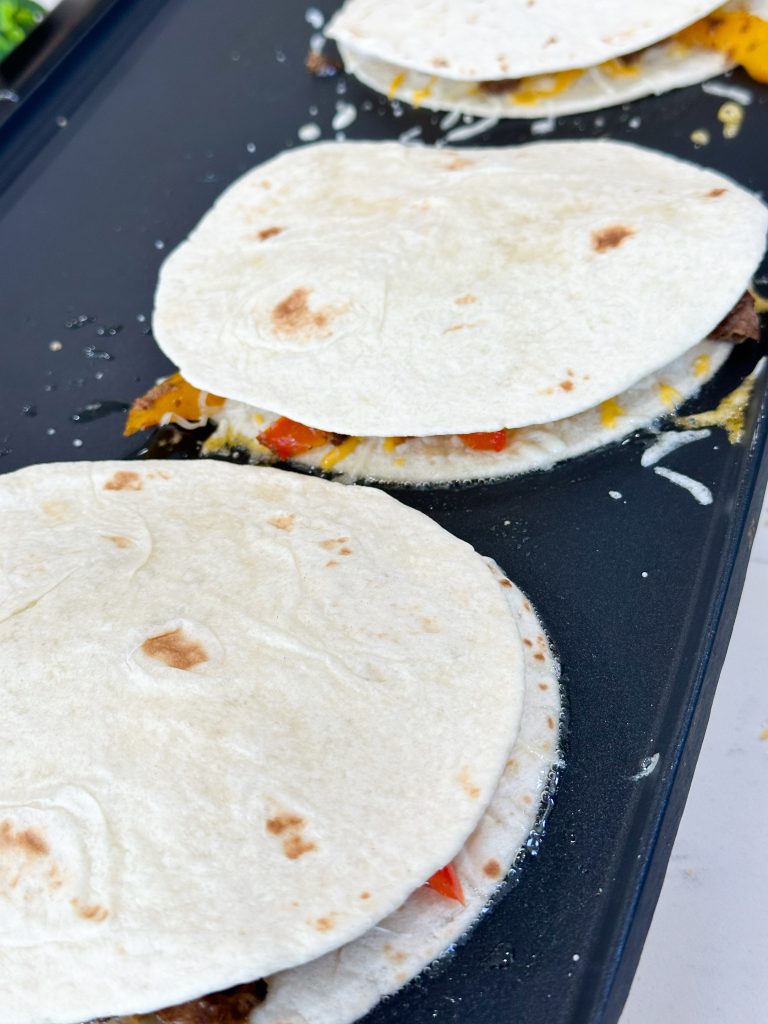 steak fajita quesadillas