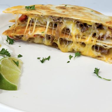 steak fajita quesadillas