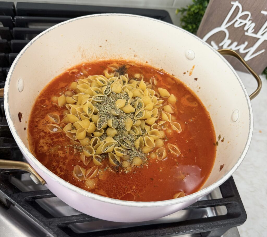 simple one pot sausage pasta