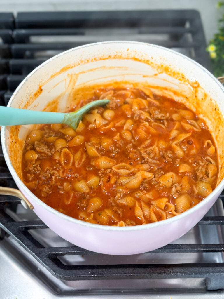 simple one pot sausage pasta