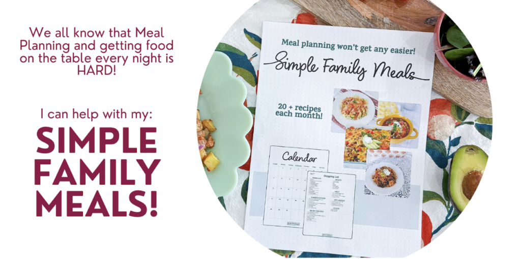 simple family meal plan recipes