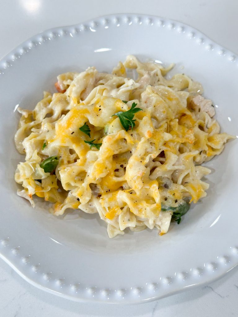 Dump and Go Chicken Noodle Casserole