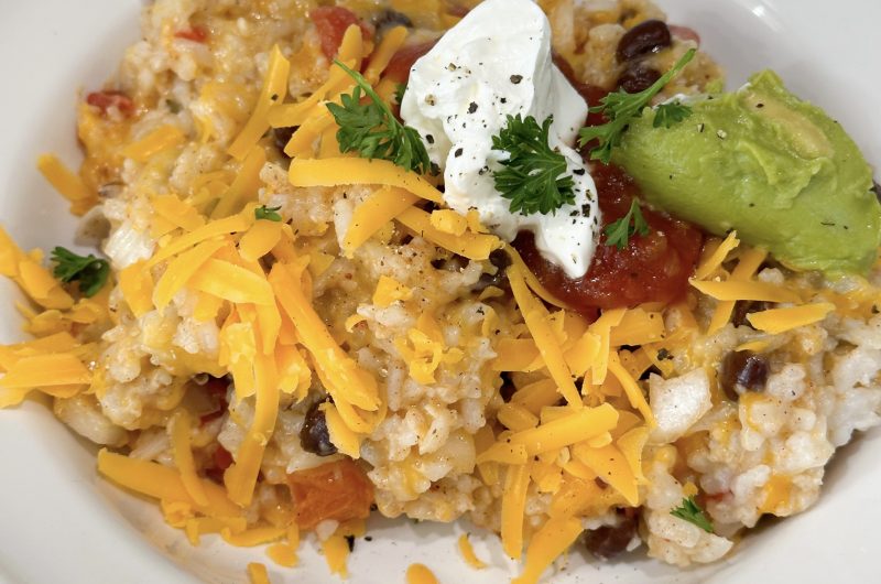 taco rice dinner