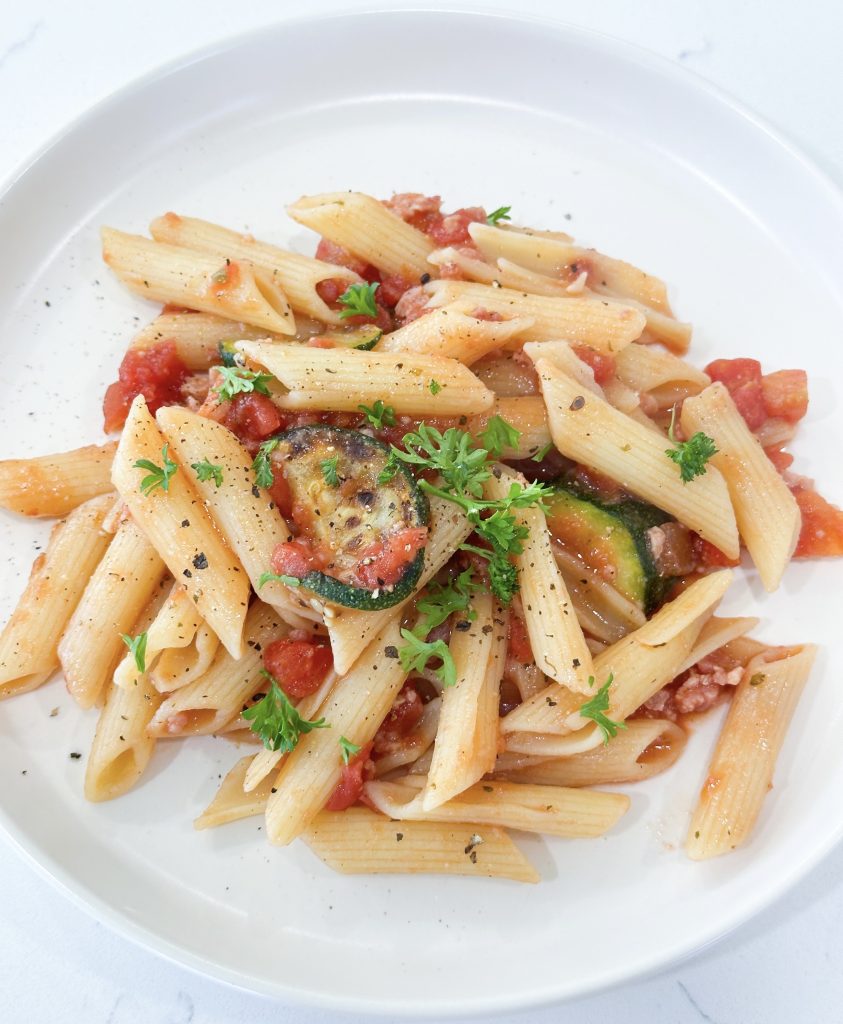 Tomato Bacon Pasta