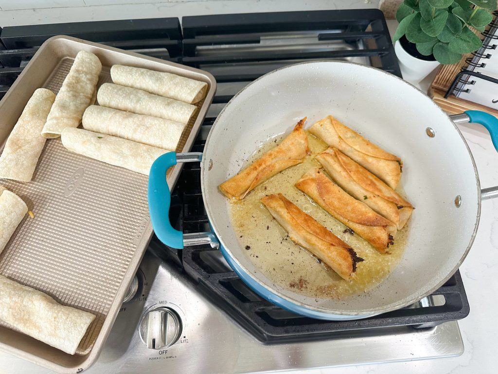 cheesy chicken taquitos