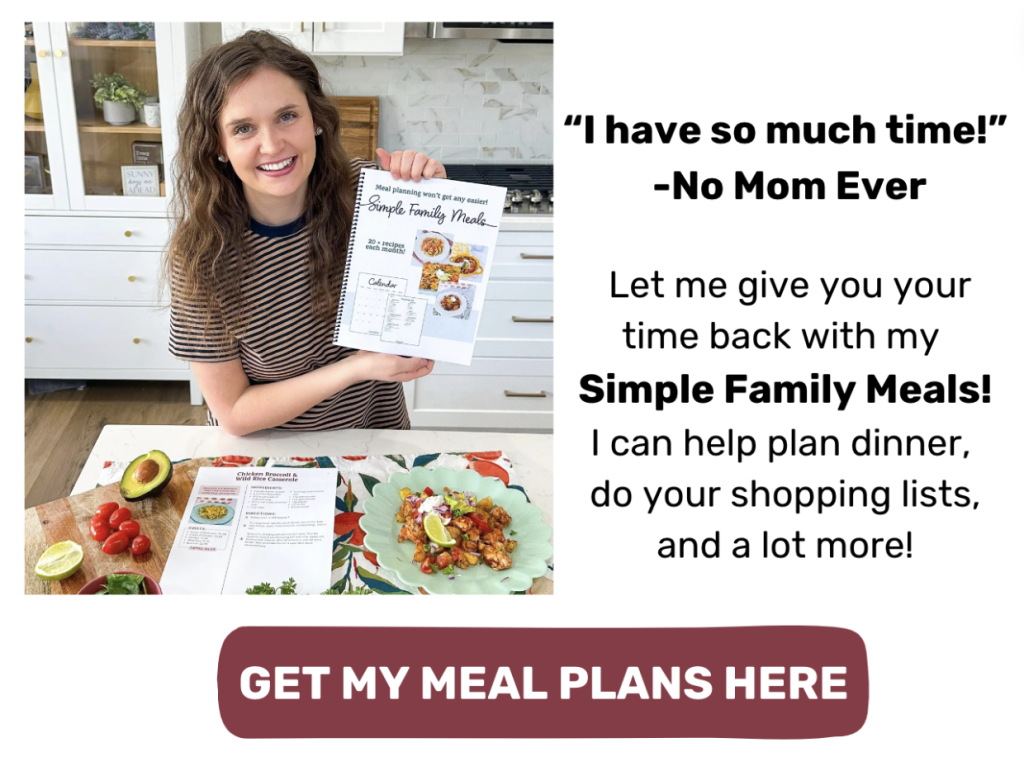 simple family meal plan