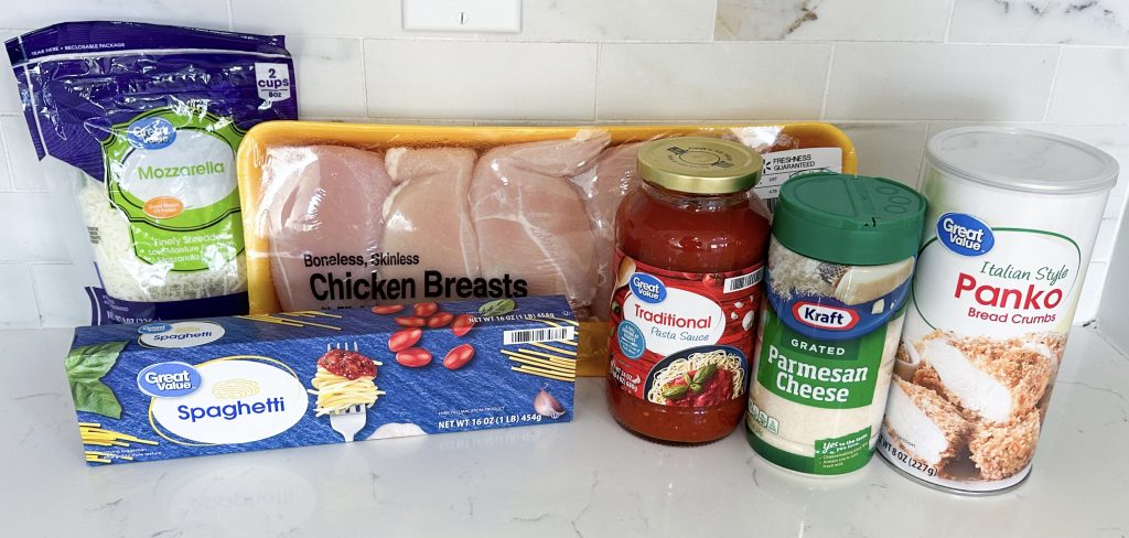 easy chicken Parmesan ingredients