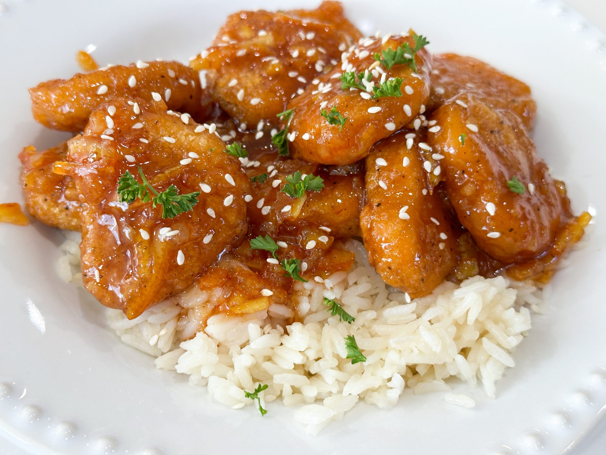 3-ingredient orange chicken