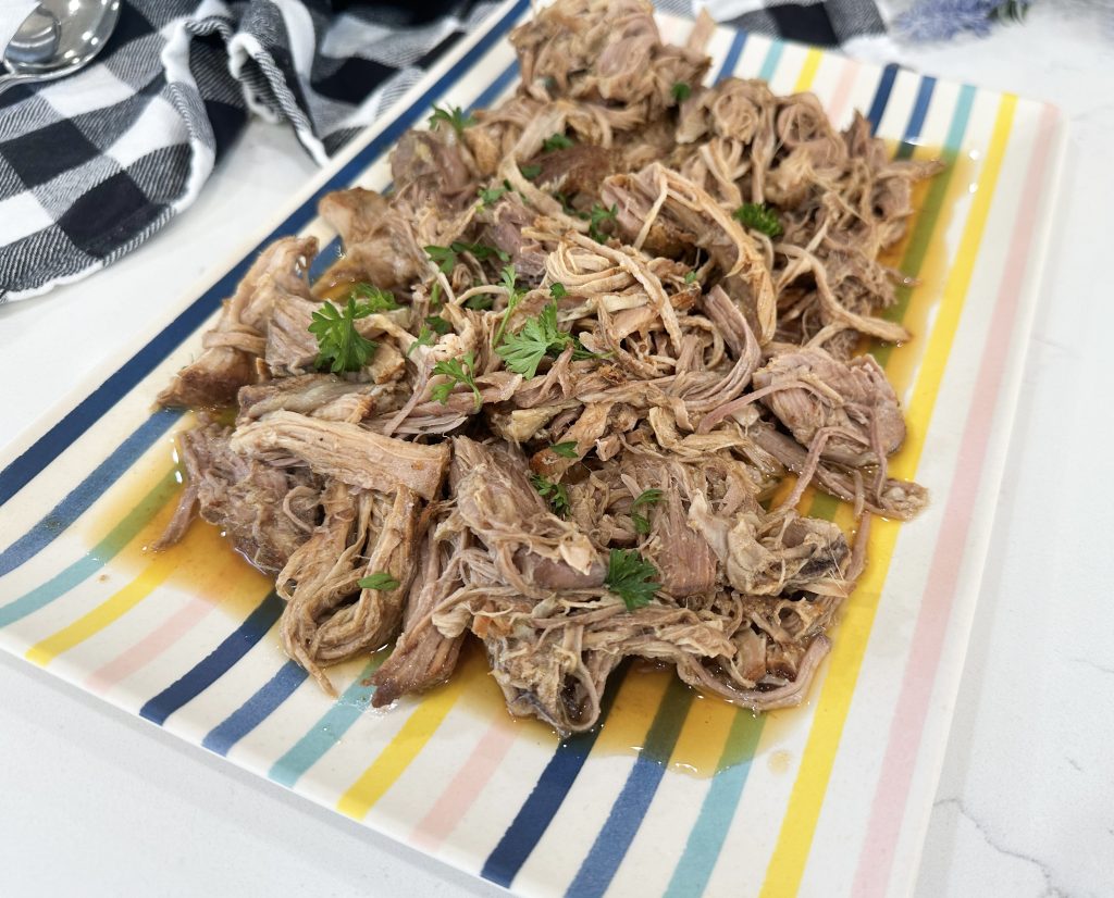 slow cooker apple cider pulled pork