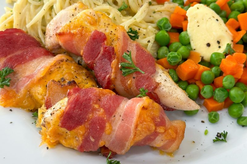 3 Ingredient Bacon Wrapped Chicken