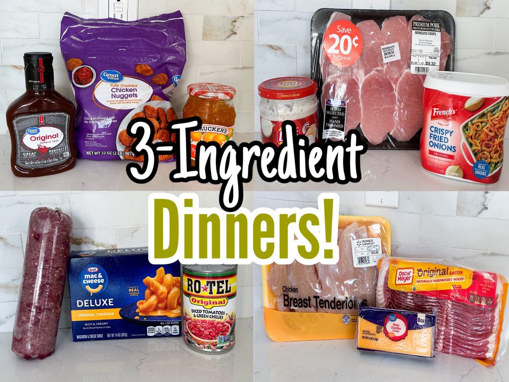 3-Ingredient Dinners