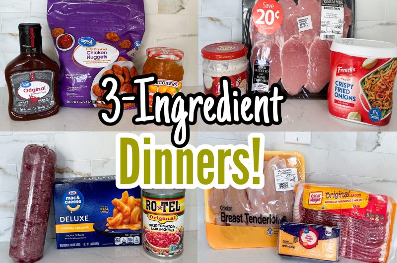 3-Ingredient Dinners