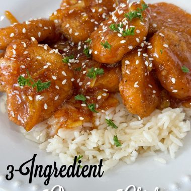 3-ingredient orange chicken