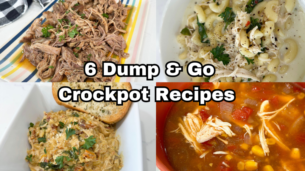 6 Dump and Go Crockpot recipes