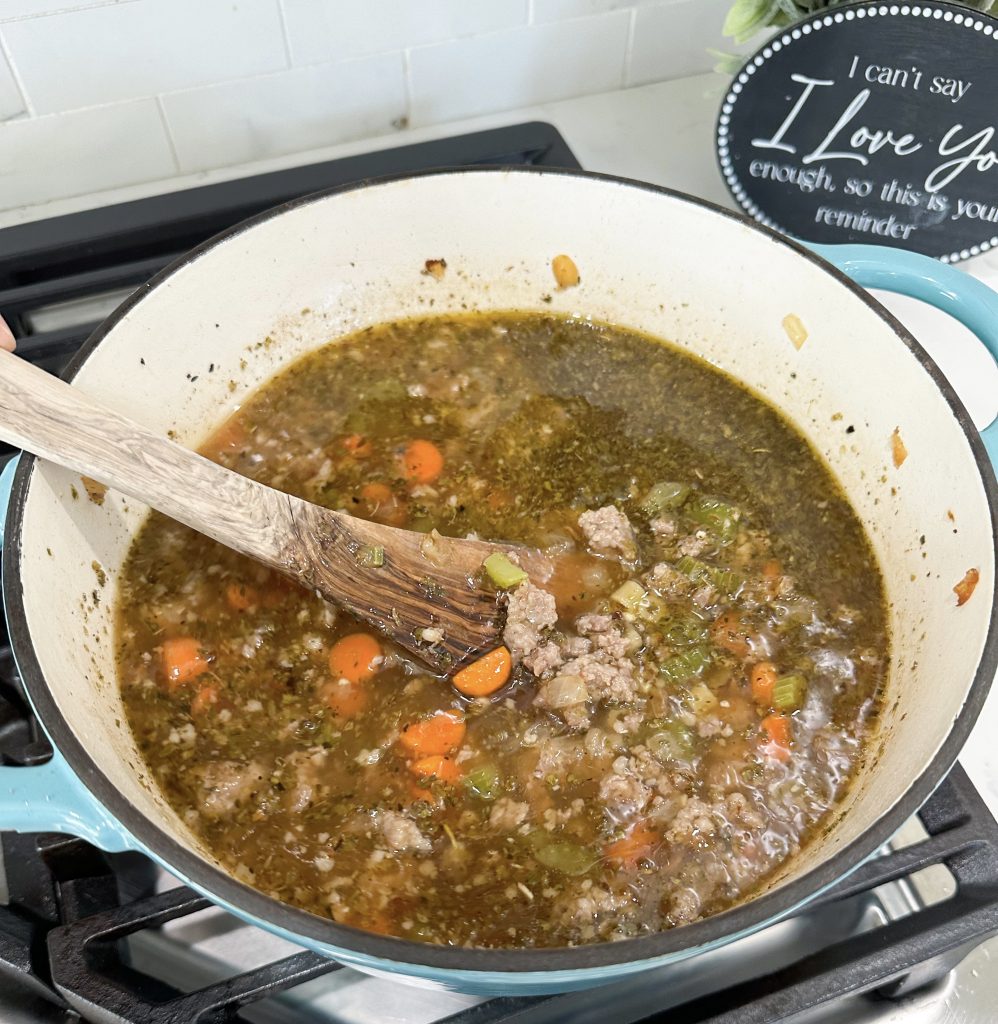 one-pot Italian sausage soup