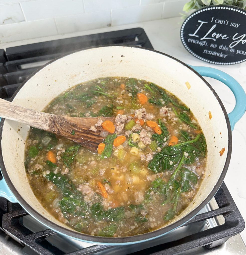 one-pot Italian sausage soup