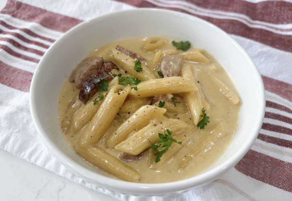 One Pot cajun chicken alfredo