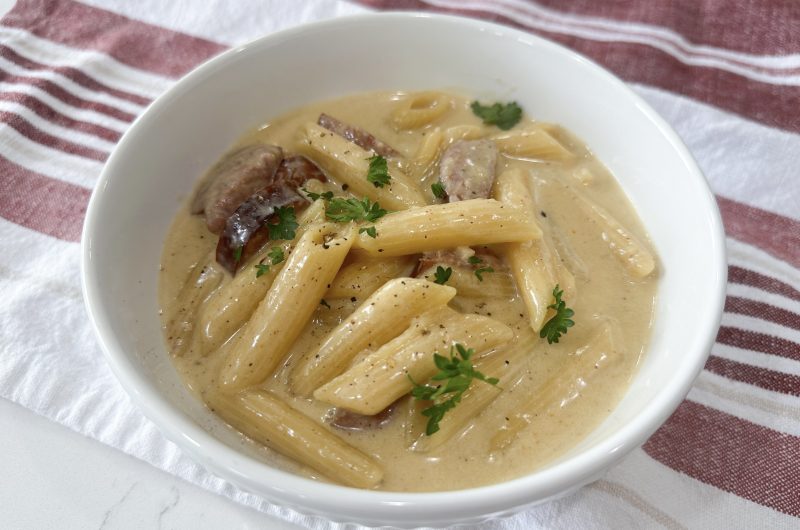 One Pot cajun chicken alfredo