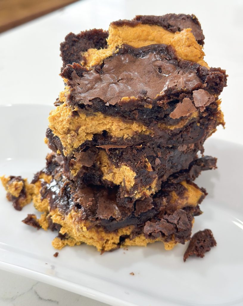 pumpkin brownies