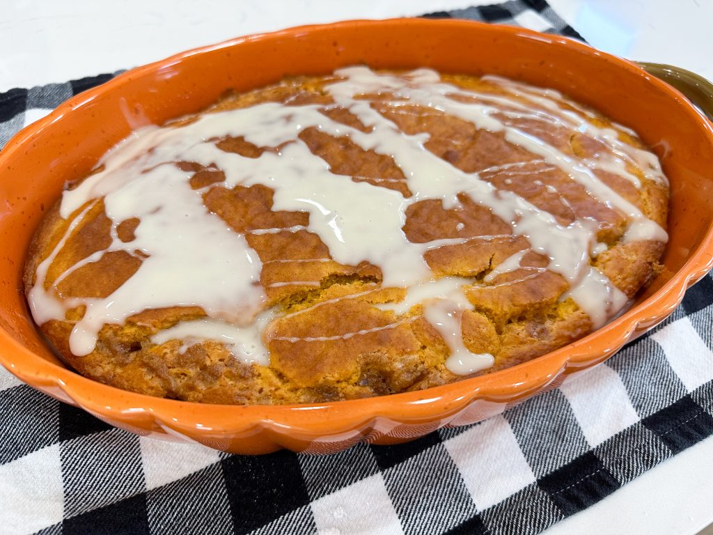 Pumpkin Honey Bun Cake