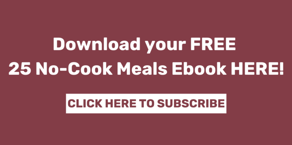 no-cook recipes