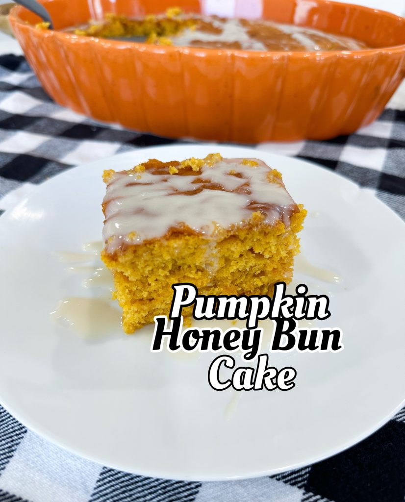 Pumpkin Honey Bun Cake