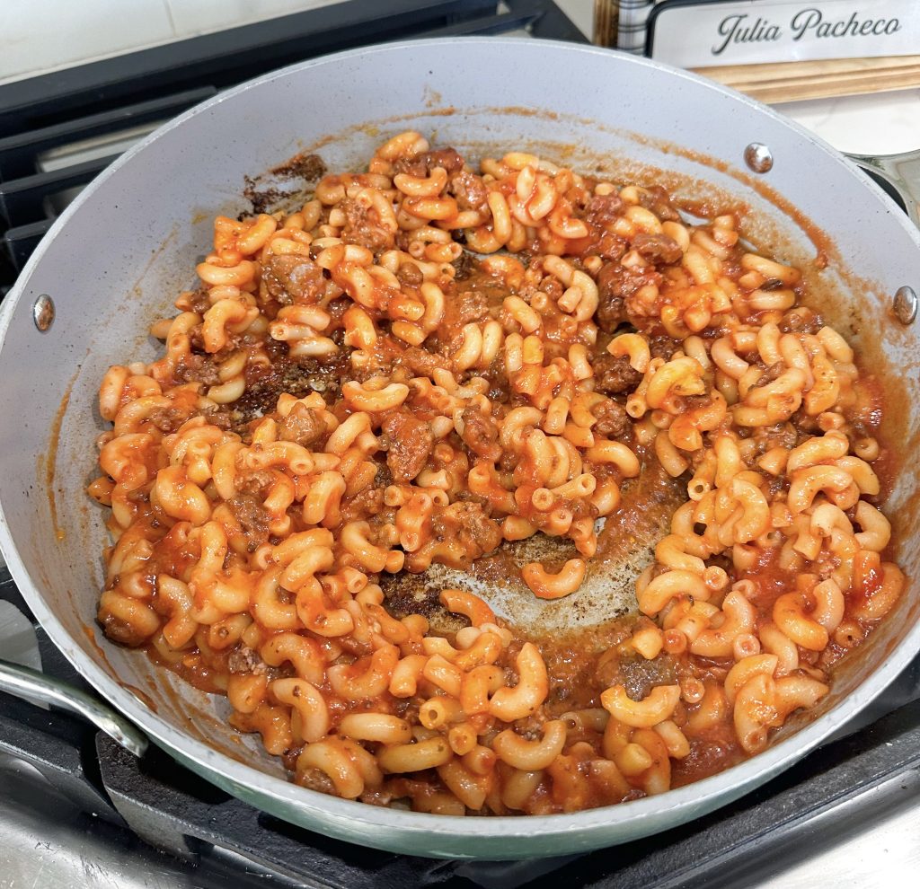 sloppy joe mac and cheese recipe