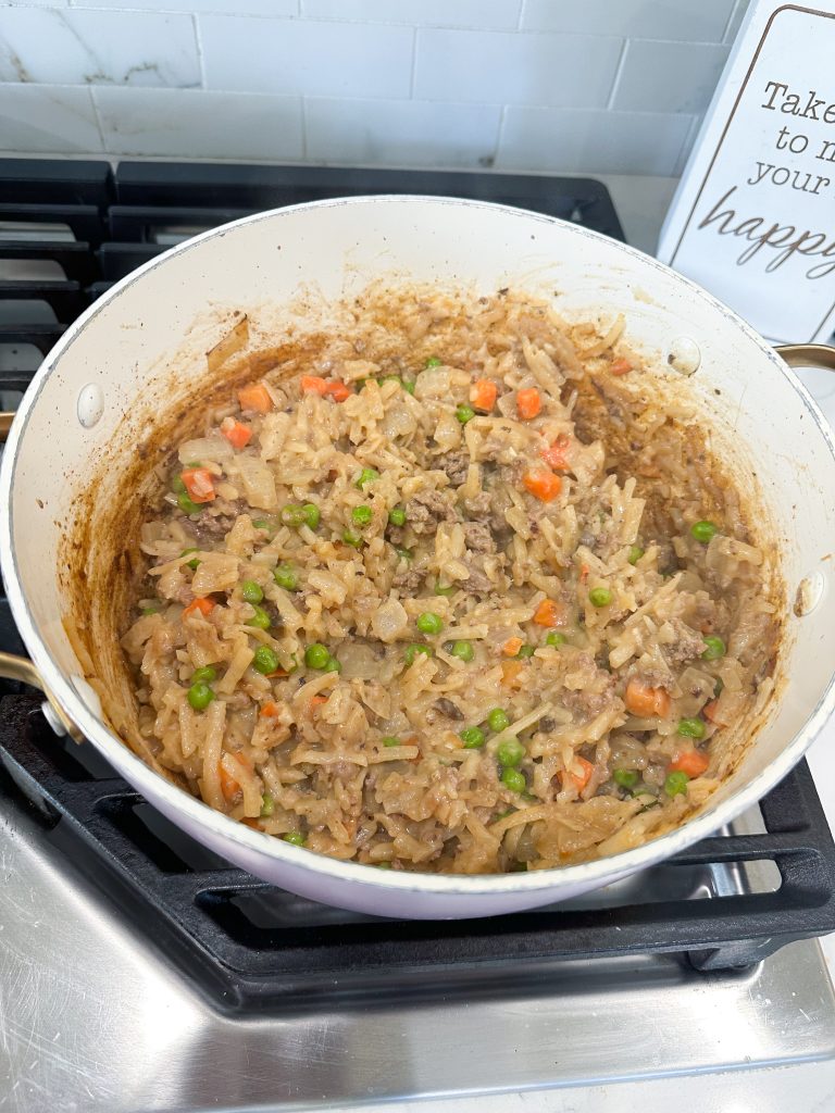 cheeseburger hashbrown casserole