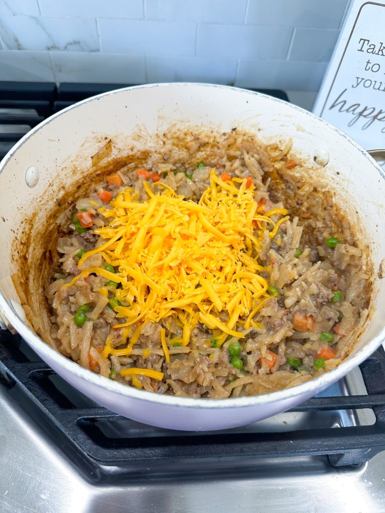 cheeseburger hashbrown casserole