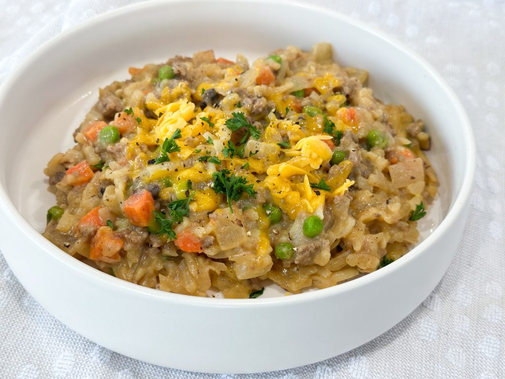 cheeseburger hashbrown casserole