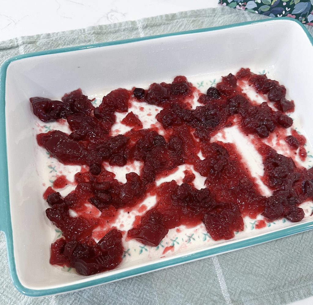 Apple Cranberry Christmas Dump Cake