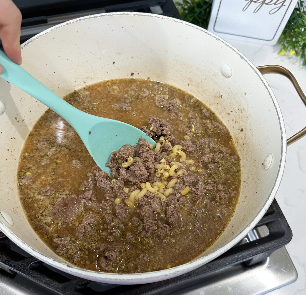 homemade one pot hamburger helper