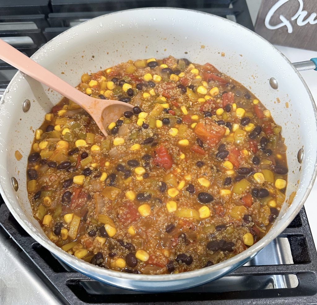 one pot meatless taco skillet