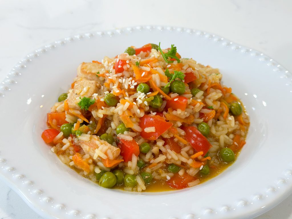 one pot teriyaki chicken and rice