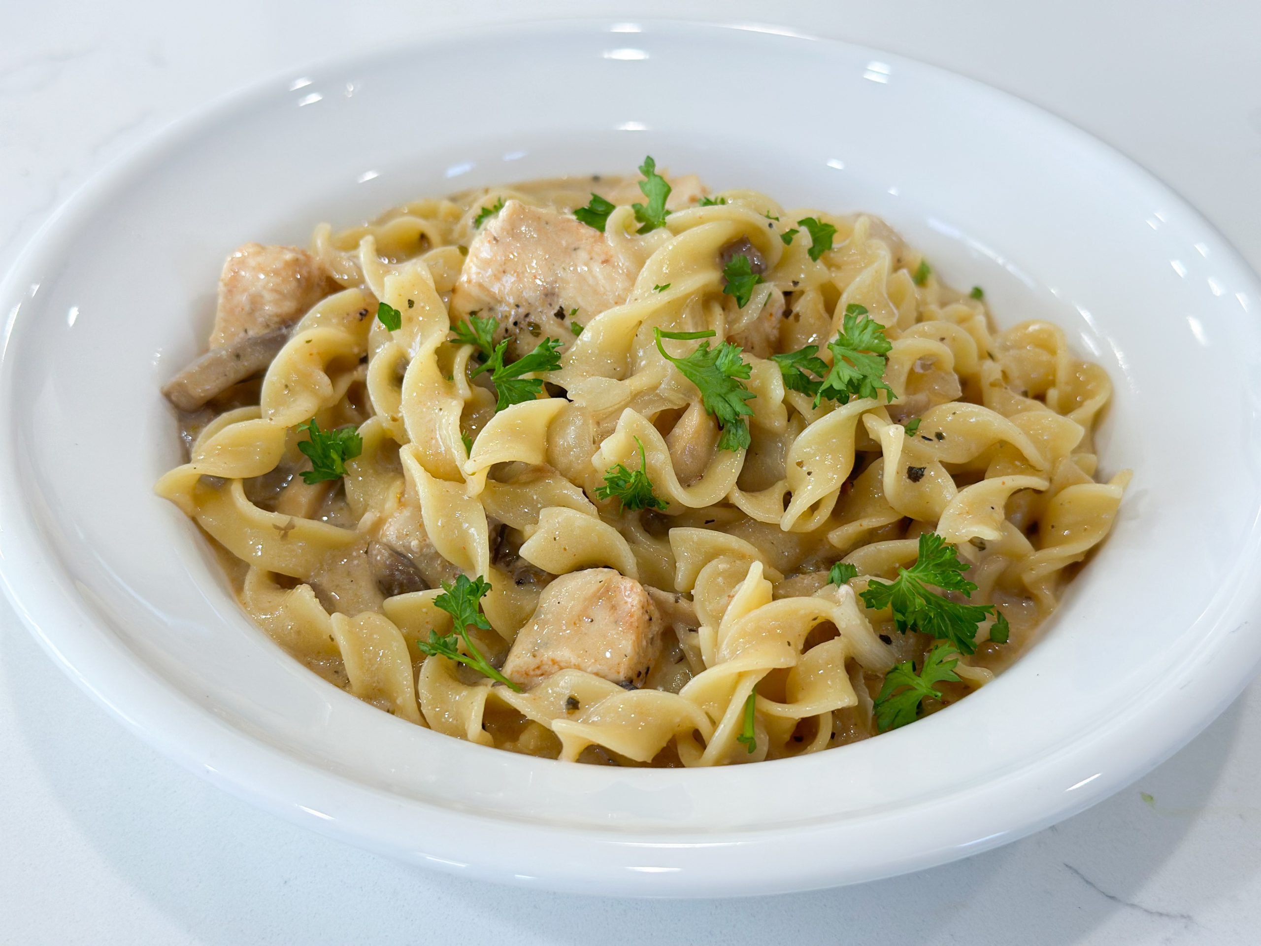 one pot chicken stroganoff