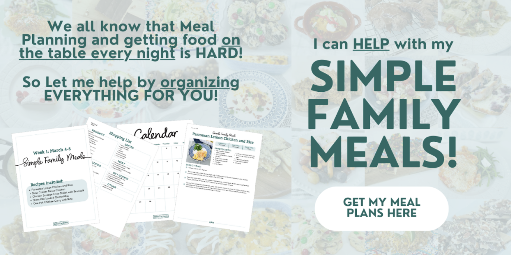 simple family meal plan