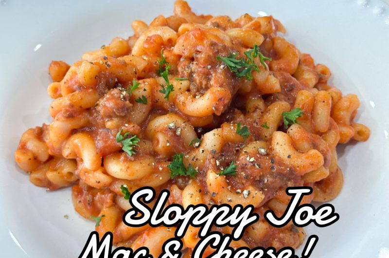 Sloppy Joe Macaroni and Cheese