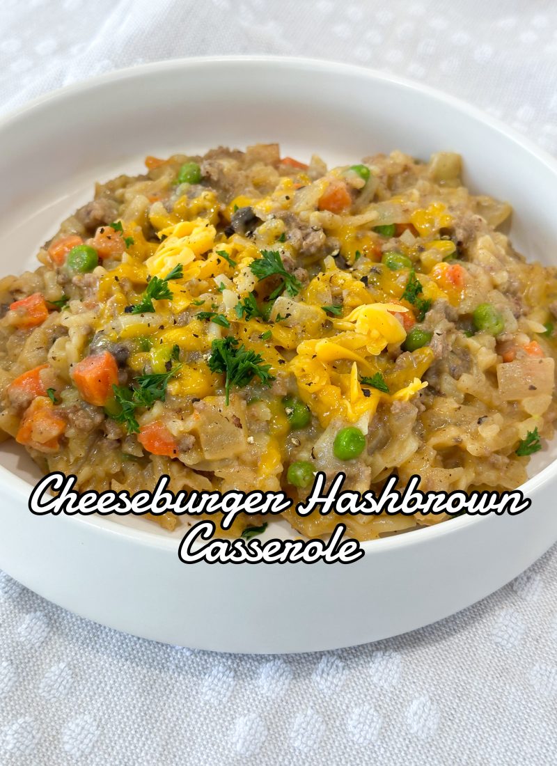 cheeseburger hashbrown casserole