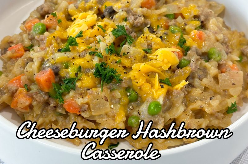 Cheeseburger Hash Brown Casserole