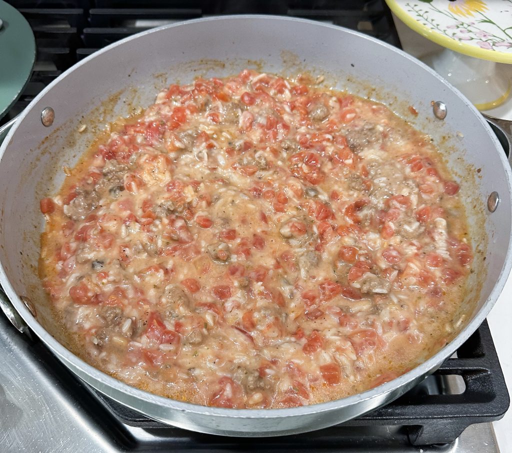 hamburger rice casserole dinner recipe