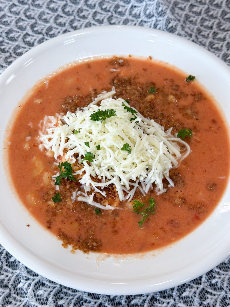 Chicken Parmesan soup recipe