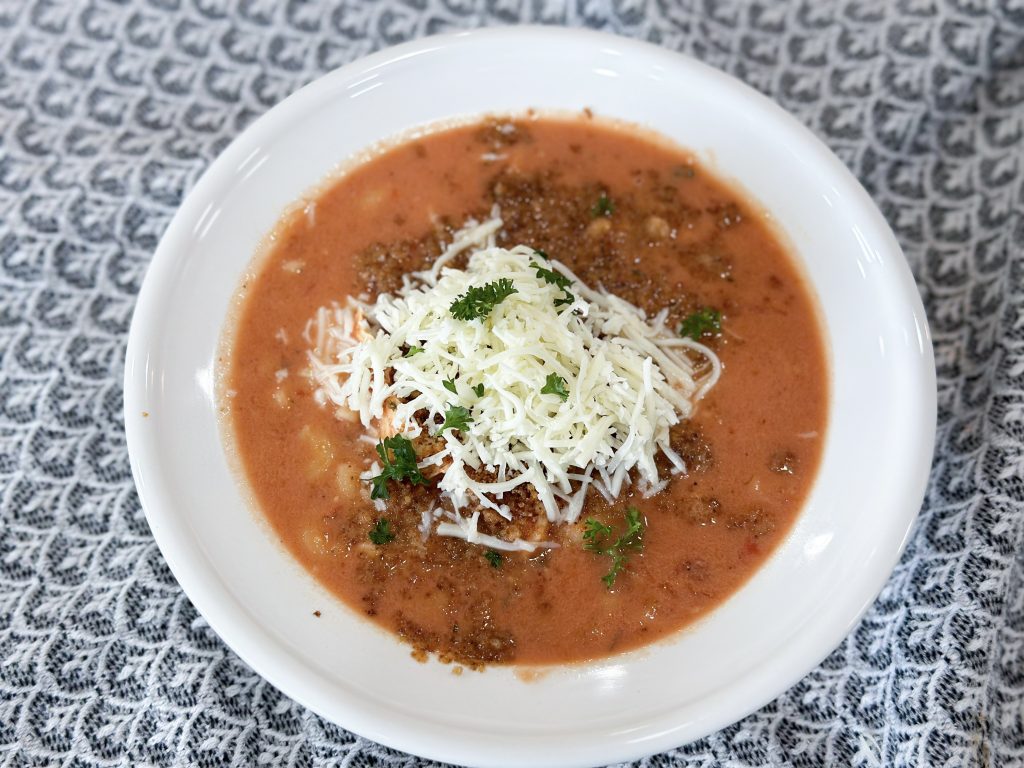 Chicken Parmesan soup recipe