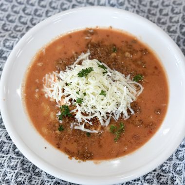 Chicken Parmesan soup recipe