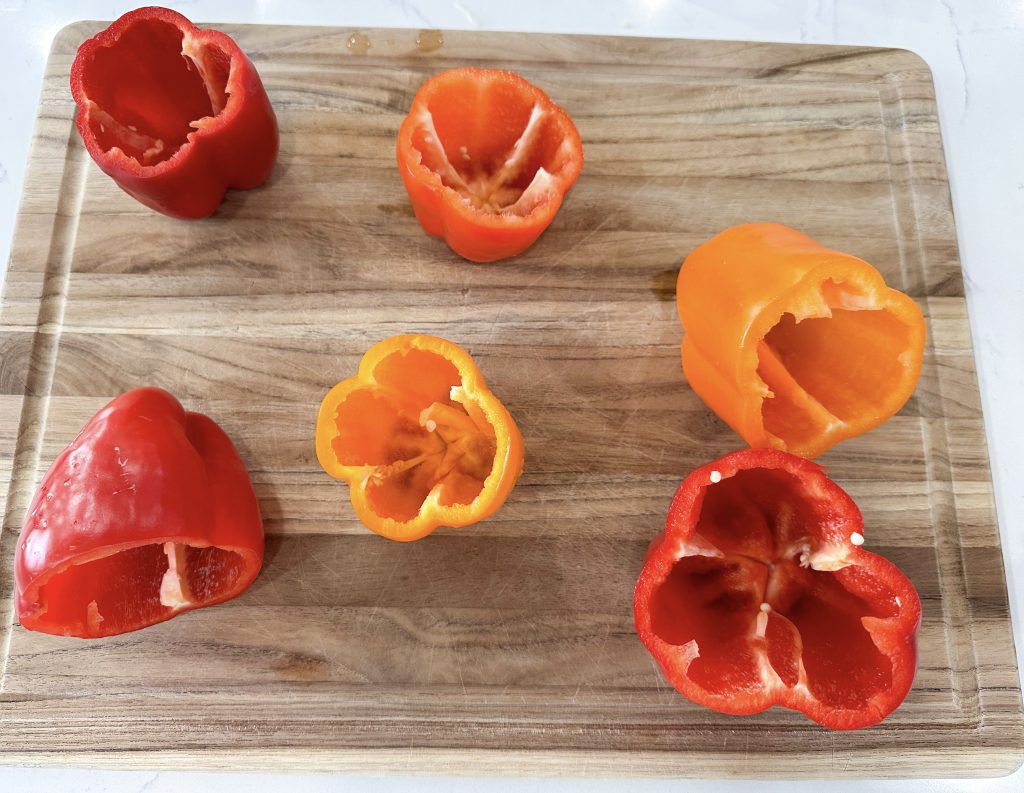 slow cooker stuffed peppers